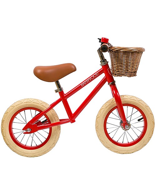 Banwood Balance Bike First Go, Red - For Kids from 3 to 5 years! Balance Bikes