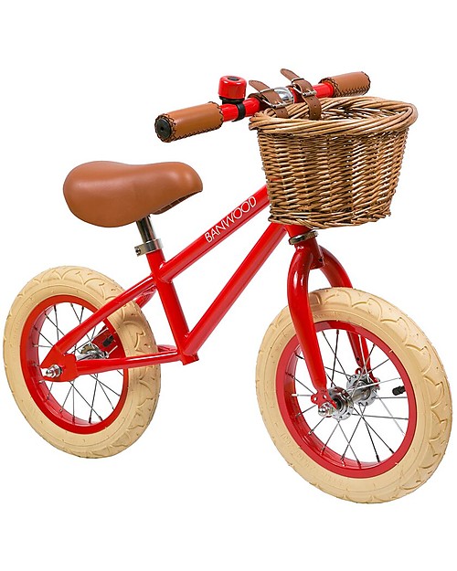 Banwood Balance Bike First Go, Red - For Kids from 3 to 5 years! Balance Bikes