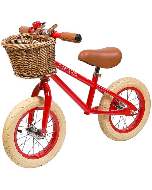 Banwood Balance Bike First Go, Red - For Kids from 3 to 5 years