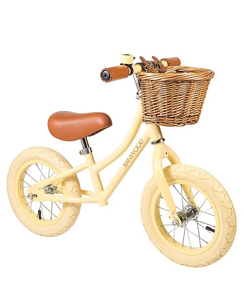 Banwood Balance Bike First Go, Vanilla - For Girls from 3 to 5 years old! Balance Bikes