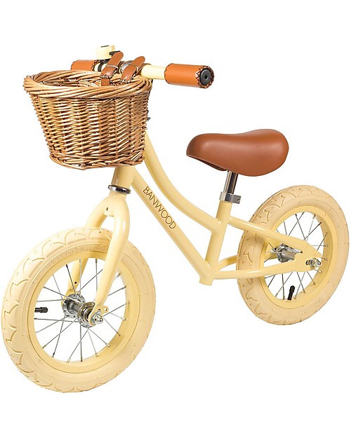 Banwood Balance Bike First Go, Vanilla - For Girls from 3 to 5 years old! Balance Bikes