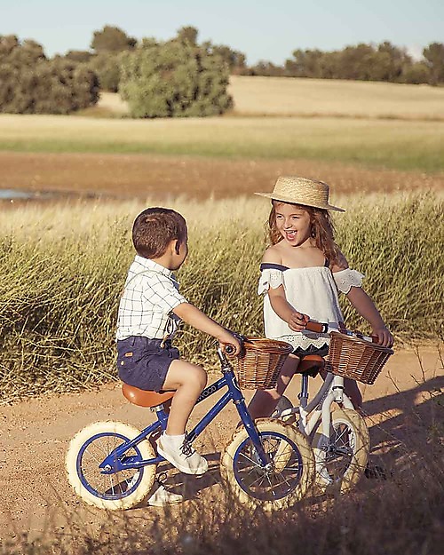 Banwood Balance Bike First Go with Helmet, Navy - From 3 to 5 years! Balance Bikes