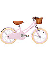 Banwood Classic Bicycle - Pink - from 4 to 7 years old - Removable Training Wheels Bycicles