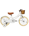 Banwood Classic Bicycle - White - from 4 to 7 years old - Removable Training Wheels Bycicles