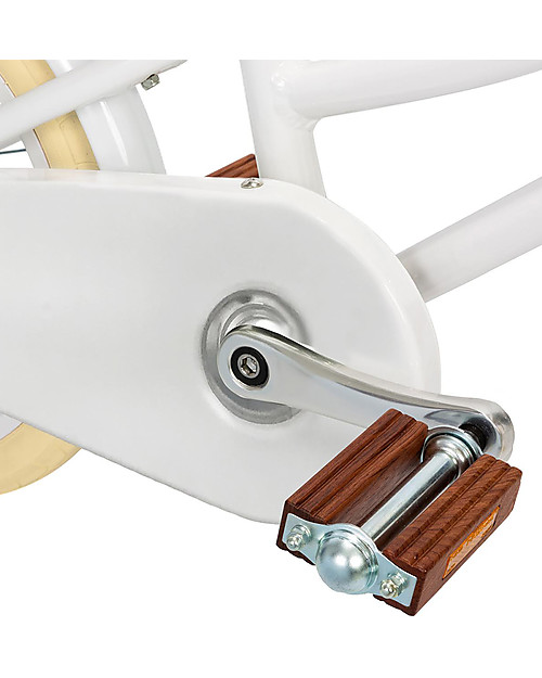 Banwood Classic Bicycle - White - from 4 to 7 years old - Removable Training Wheels Bycicles