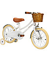 Banwood Classic Bicycle - White - from 4 to 7 years old - Removable Training Wheels Bycicles