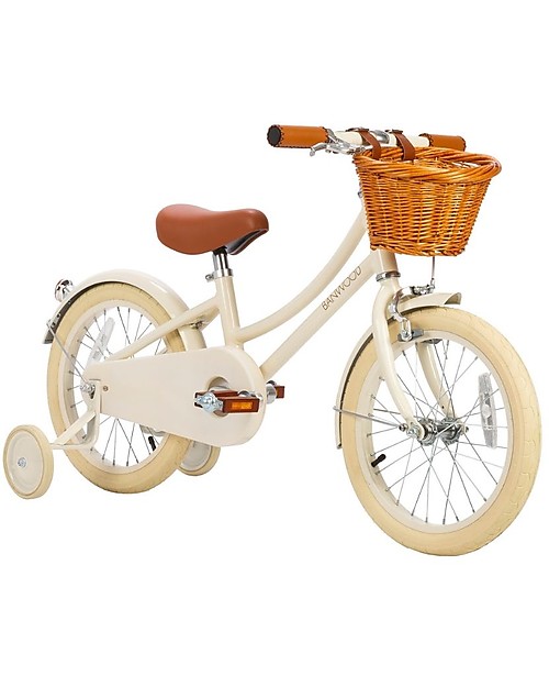 Banwood Classic Bicycle with Cream Pedals - 4 to 7 Years - Removable Wheels Bycicles