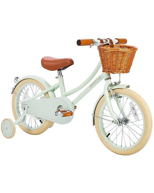 Banwood Classic Bicycle with Mint Pedals - 4 to 7 Years - Removable Wheels Bycicles