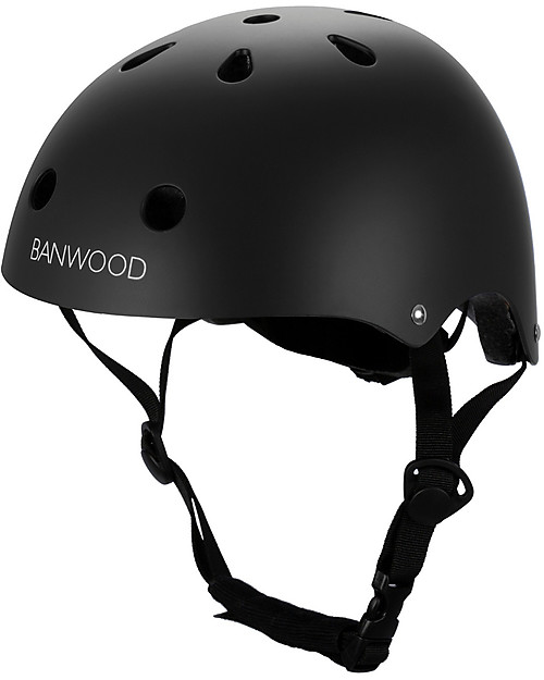 Banwood Classic Bike Helmet - Black - For Kids from 3 to 7 Years old! Bicycle Helmets