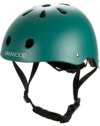 Banwood Classic Bike Helmet, Dark Green - For Kids from 3 to 7 Years old! Balance Bikes
