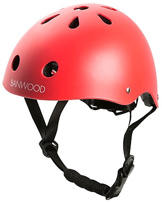 Banwood Classic Bike Helmet, Red - For Kids from 3 to 7 Years old! Balance Bikes