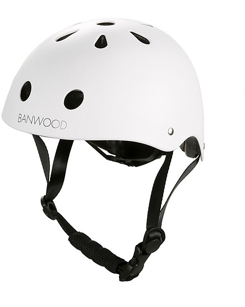 Banwood Classic Bike Helmet, White - from 3 to 7 Years old! Bicycle Helmets