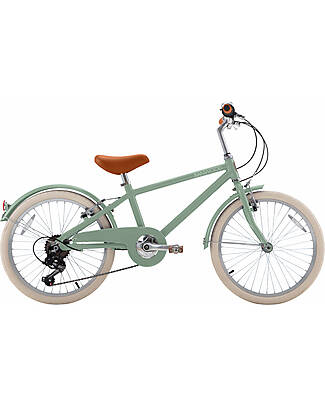 Banwood Classic Bike with Pedals - Vintage Forest - Ages 6 to 10 - 7-Speed Gear Bycicles