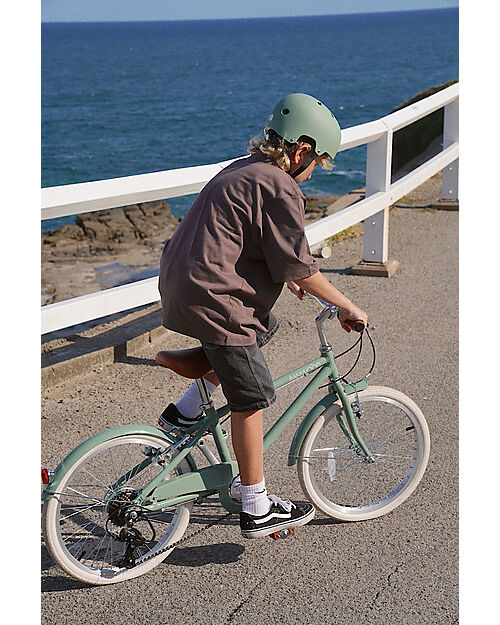Banwood Classic Bike with Pedals - Vintage Forest - Ages 6 to 10 - 7-Speed Gear Bycicles