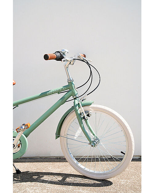 Banwood Classic Bike with Pedals - Vintage Forest - Ages 6 to 10 - 7-Speed Gear Bycicles