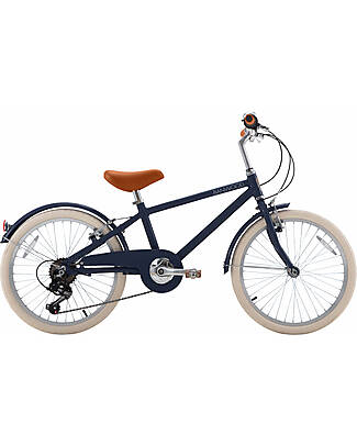 Banwood Classic Bike with Pedals - Vintage Navy Blue - Ages 6 to 10 - 7-Speed Gear Bycicles