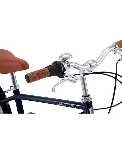 Banwood Classic Bike with Pedals - Vintage Navy Blue - Ages 6 to 10 - 7-Speed Gear Bycicles