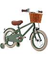 Banwood Classic Vintage Bicycle 14" - Forest - from 3 to 6 years - Removable Training Wheels Bycicles