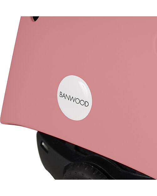 Banwood Eco Helmet - Raspberry - 100% Sustainable Materials Bicycle Helmets