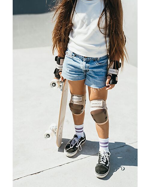 Banwood Kit 3 Protections - Knee Pads/Elbow Pads/Wrist Pads - for Safety and Comfort Bicycle Accessories