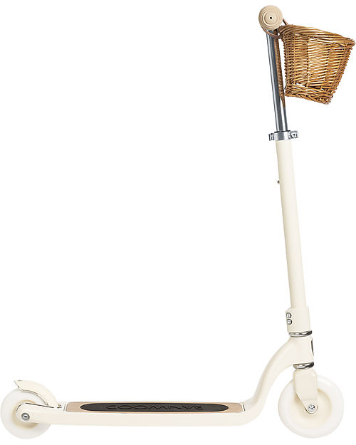 Banwood Maxi Scooter with Removable Basket - Cream - from 6 Years Up to 100 kg Scooters