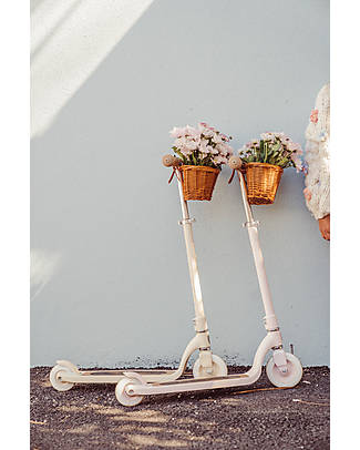 Banwood Maxi Scooter with Removable Basket - Cream - from 6 Years Up to 100 kg Scooters