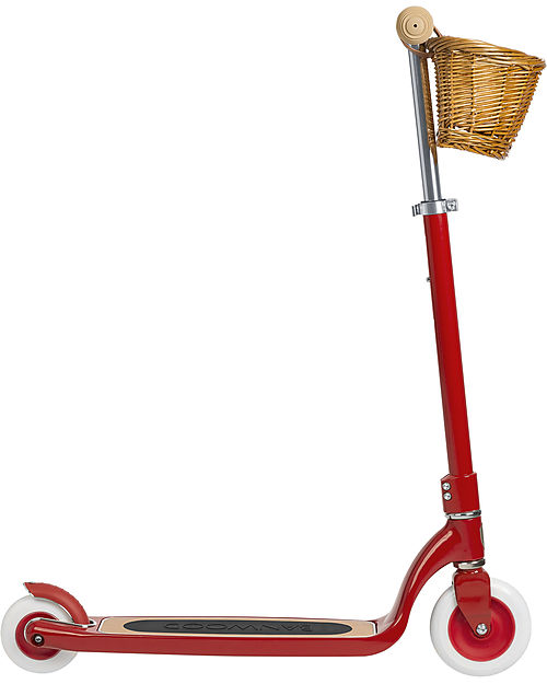Banwood Maxi Scooter with Removable Basket - Red - from 6 Years Up to 100 kg Scooters
