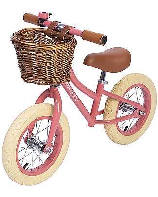 Banwood OUTLET - Balance Bike First Go, Coral - from 3 to 5 years old! - Showroom Sample Balance Bikes