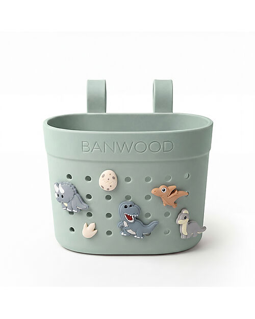 Banwood Pin & Ride Basket for Bicycle and Scooter - Clay - Eco-Friendly and Durable Bicycle Accessories