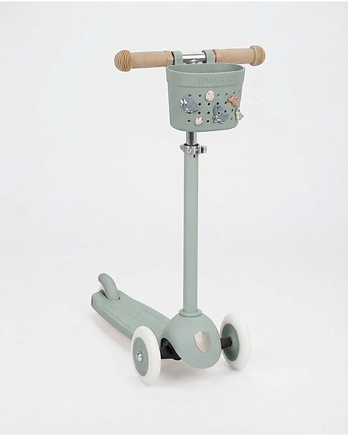 Banwood Pin & Ride Basket for Bicycle and Scooter - Clay - Eco-Friendly and Durable Bicycle Accessories