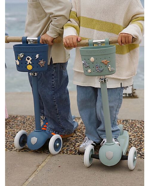 Banwood Pin & Ride Basket for Bicycle and Scooter - Clay - Eco-Friendly and Durable Bicycle Accessories