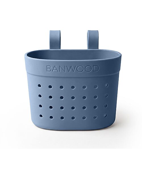 Banwood Pin & Ride Basket for Bicycle and Scooter - Deep Sea - Eco-Friendly and Durable Bicycle Accessories