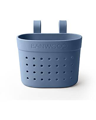 Banwood Pin & Ride Basket for Bicycle and Scooter - Deep Sea - Eco-Friendly and Durable Bicycle Accessories