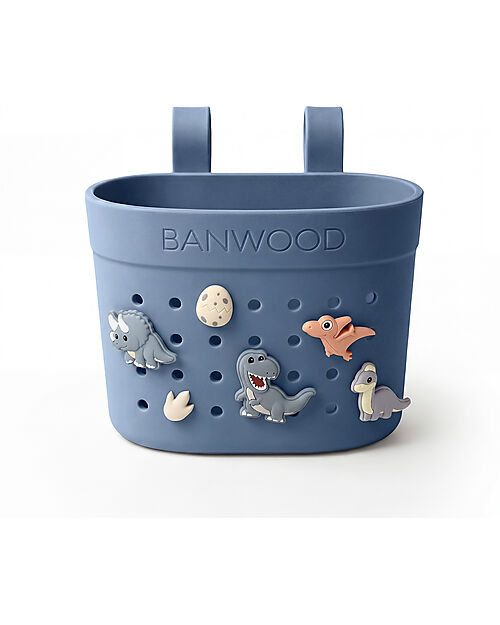 Banwood Pin & Ride Basket for Bicycle and Scooter - Deep Sea - Eco-Friendly and Durable Bicycle Accessories