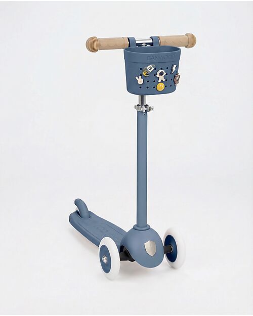 Banwood Pin & Ride Basket for Bicycle and Scooter - Deep Sea - Eco-Friendly and Durable Bicycle Accessories