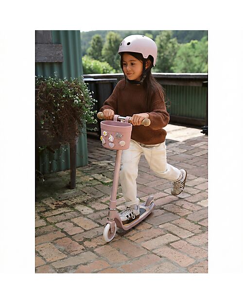 Banwood Pin & Ride Basket for Bicycle and Scooter - Dusty Rose - Eco-Friendly and Durable Bicycle Accessories