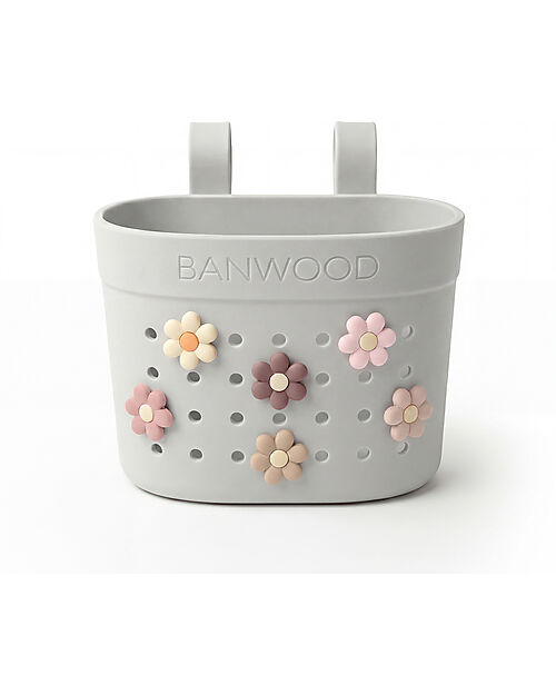 Banwood Pin & Ride Basket for Bicycle or Scooter - Ivory - Eco-Friendly and Durable Bicycle Accessories