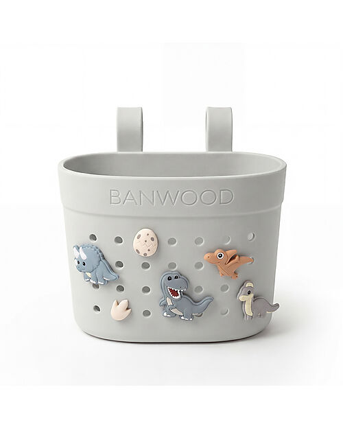 Banwood Pin & Ride Basket for Bicycle or Scooter - Ivory - Eco-Friendly and Durable Bicycle Accessories