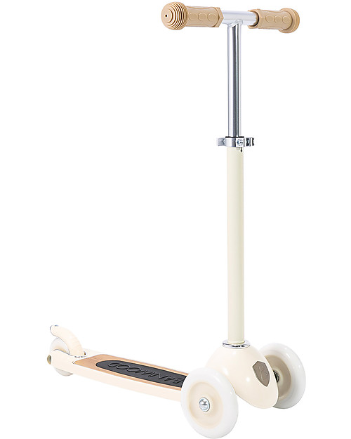 Banwood Scooter with Removable Basket - Cream - from 3 Years Up to 50 kg Scooters
