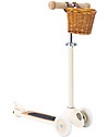 Banwood Scooter with Removable Basket - Cream - from 3 Years Up to 50 kg Scooters