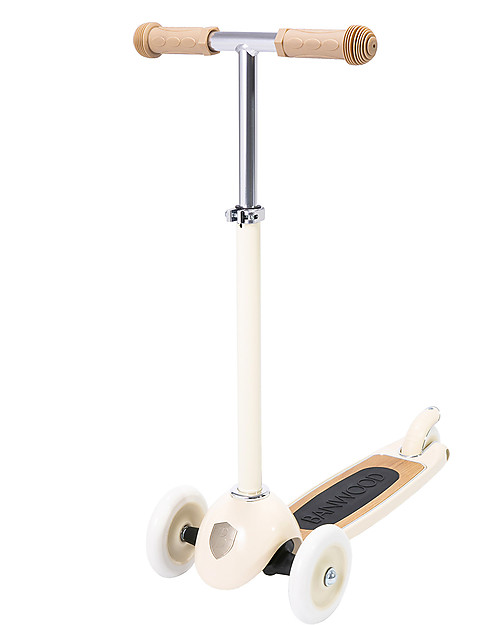 Banwood Scooter with Removable Basket - Cream - from 3 Years Up to 50 kg Scooters