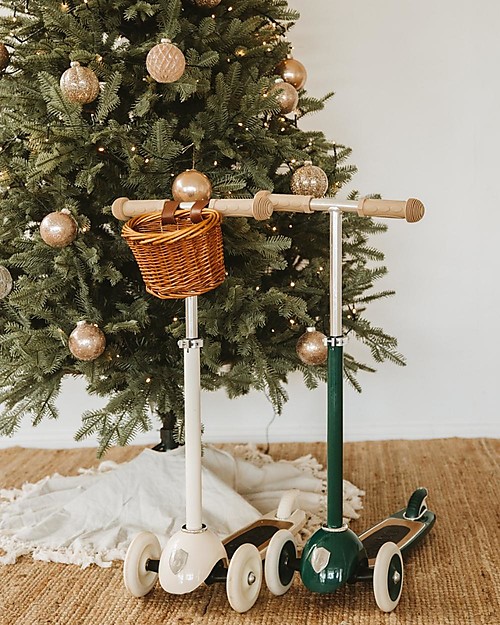 Banwood Scooter with Removable Basket - Cream - from 3 Years Up to 50 kg Scooters