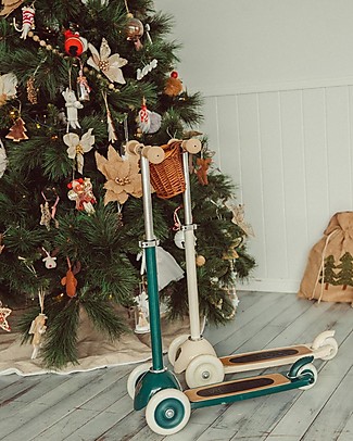 Banwood Scooter with Removable Basket - Green - from 3 Years Up to 50 kg Scooters