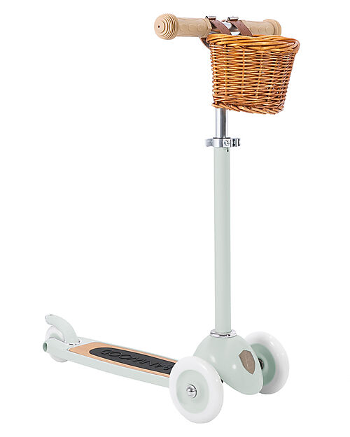 Banwood Scooter with Removable Basket - Mint - from 3 Years Up to 50 kg Scooters