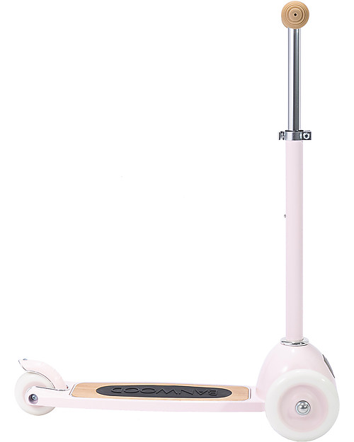 Banwood Scooter with Removable Basket - Pink - from 3 Years Up to 50 kg Scooters