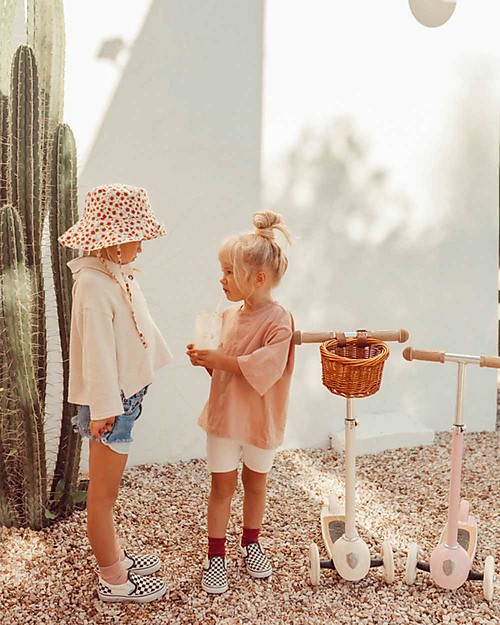 Banwood Scooter with Removable Basket - Pink - from 3 Years Up to 50 kg Scooters