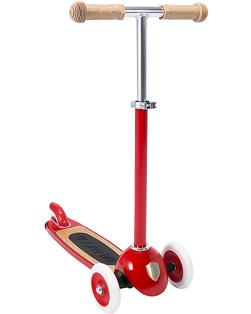 Banwood Scooter with Removable Basket - Red - from 3 Years Up to 50 kg Scooters