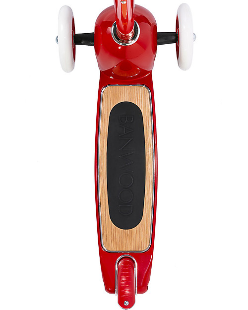 Banwood Scooter with Removable Basket - Red - from 3 Years Up to 50 kg Scooters