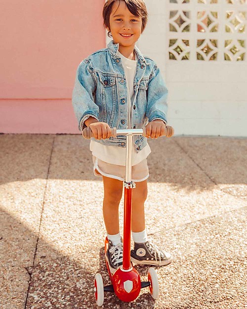 Banwood Scooter with Removable Basket - Red - from 3 Years Up to 50 kg Scooters