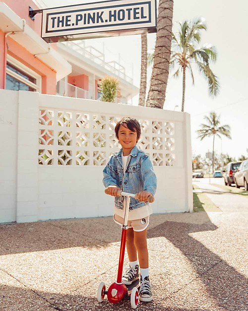 Banwood Scooter with Removable Basket - Red - from 3 Years Up to 50 kg Scooters